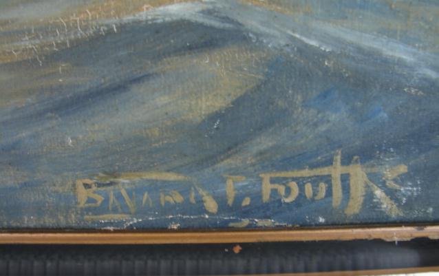 20TH. CENTURY NORTH SHORE SHIP PAINTING