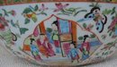 C. 1820 CHINESE EXPORT ROSE MANDARIN HUGE PUNCH BOWL