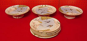 GEORGE JONES 9-PIECE DESSERT SET