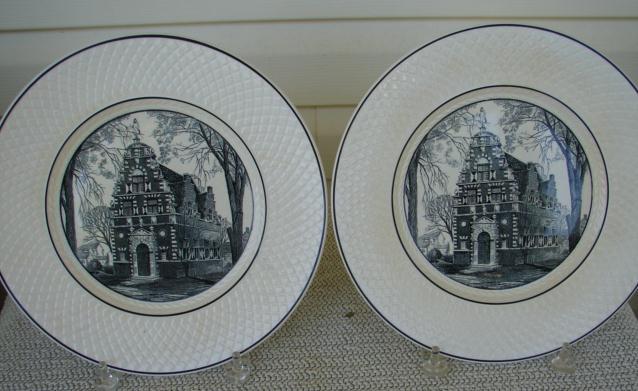 SPODE MANSARD COPELAND SET OF 12 DELAWARE PLATES