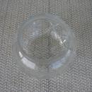 C. 1920 GLASS DRESSING JAR W/STERLING COVER