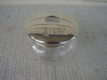 C. 1920 STERLING HAIR RECEIVER WITH S/S TOP