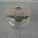 C. 1920 STERLING HAIR RECEIVER WITH S/S TOP