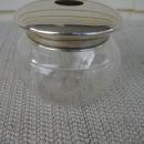 C. 1920 STERLING HAIR RECEIVER WITH S/S TOP