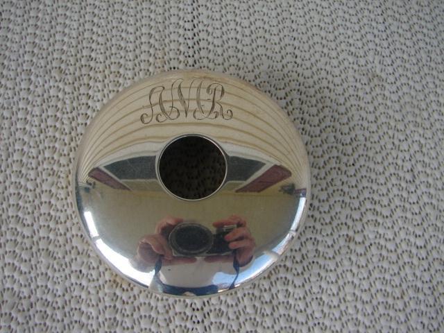 C. 1920 STERLING HAIR RECEIVER WITH S/S TOP