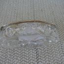 C. 1920 VICTORIAN STAMP BOX,STERLING AND CRYSTAL