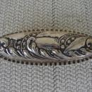 C. 1920 CRYSTAL BOX W/SILVER TOP
