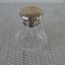 C. 1920 SMELLING SALTS BOTTLE W/STERLING TOP