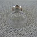 C. 1920 SMELLING SALTS BOTTLE W/STERLING TOP