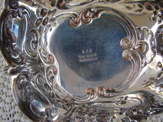 C. 1920 GORHAM STERLING REPOUSE CANDLE