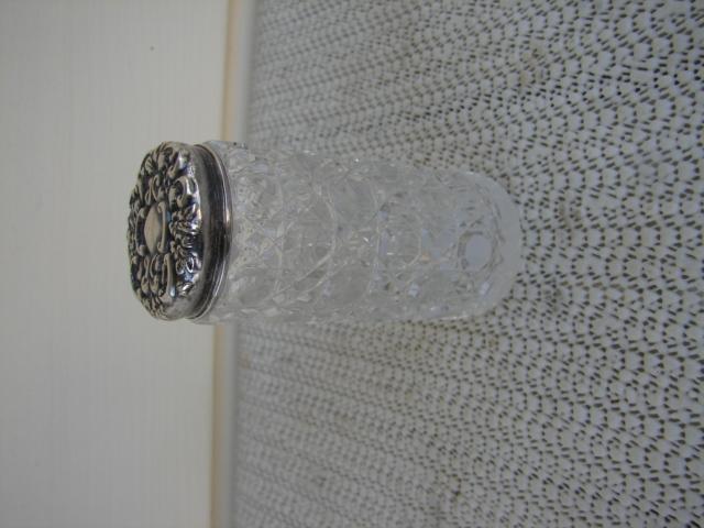 C. 1920 CRYSTAL GLASS MEDICINE BOTTLE