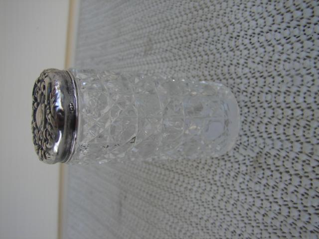 C. 1920 CRYSTAL GLASS MEDICINE BOTTLE