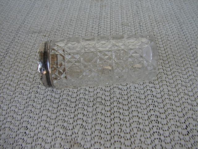 C. 1920 CRYSTAL GLASS MEDICINE BOTTLE
