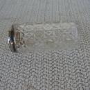C. 1920 CRYSTAL GLASS MEDICINE BOTTLE