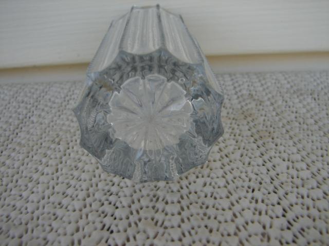 C. 1920 CUT GLASS/STERLING BOTTLE