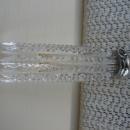 C. 1920 PERFUMER CUT GLASS W/STERLING TOP