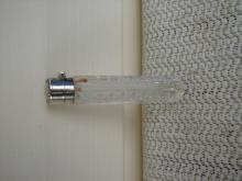 C. 1920 CRYSTAL, GLASS, STERLING PERFUMER