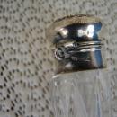 C. 1920 CRYSTAL PERFUMER W/STERLING TOP