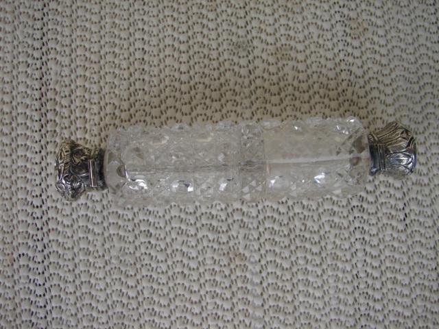 C. 1920 CRYSTAL GLASS DOUBLE PERFUMER-RARE