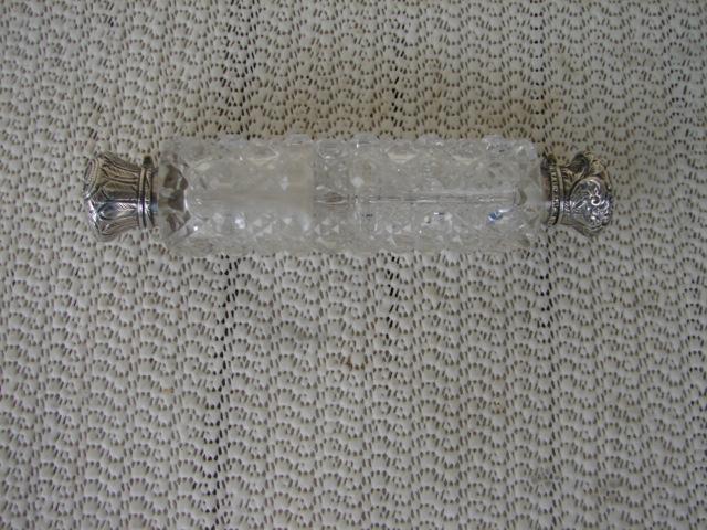C. 1920 CRYSTAL GLASS DOUBLE PERFUMER-RARE