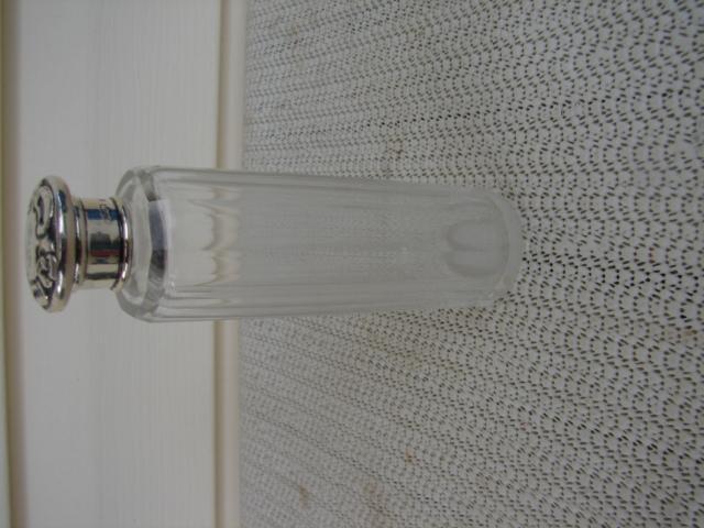 C. 1920 CRYSTAL GLASS MEDICINE BOTTLE 5