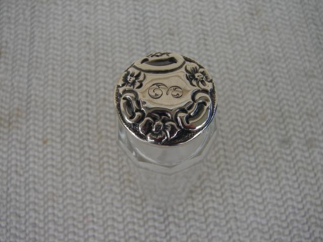 C. 1920 CRYSTAL GLASS MEDICINE BOTTLE 5