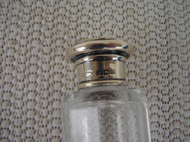 C. 1920 CRYSTAL GLASS MEDICINE BOTTLE 5