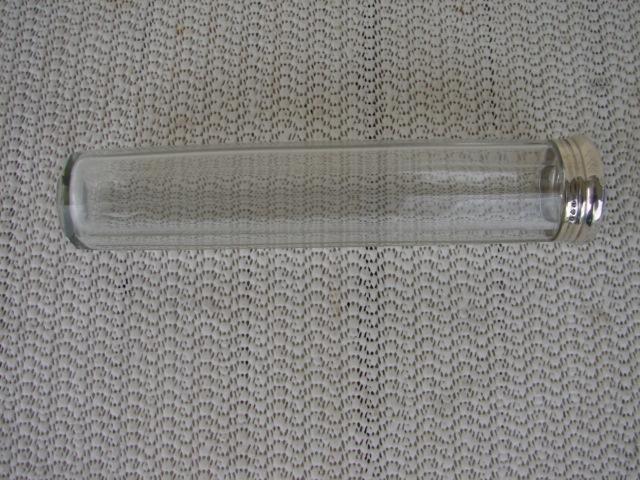 C. 1891 GLASS/SILVER TOOTH BRUSH HOLDER 7