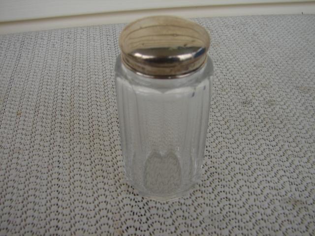 C. 1920 CRYSTAL GLASS MEDICINE BOTTLE