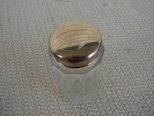 C. 1920 CRYSTAL GLASS MEDICINE BOTTLE
