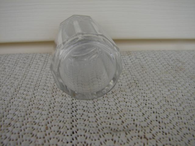 C. 1920 CRYSTAL GLASS MEDICINE BOTTLE