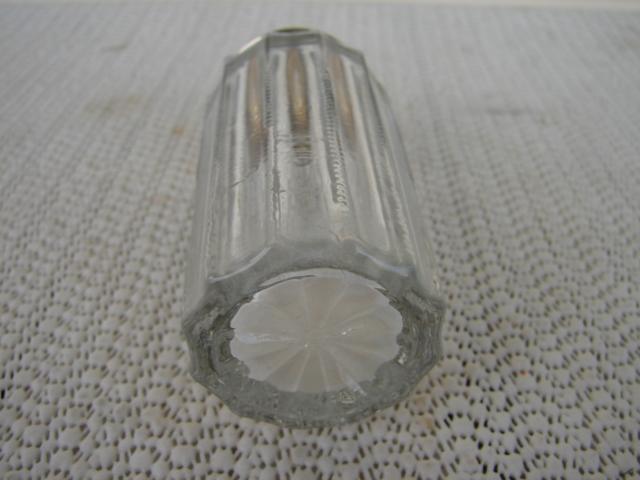 C. 1920 CRYSTAL GLASS MEDICINE BOTTLE