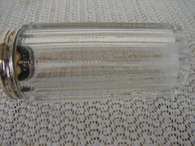 C. 1920 CRYSTAL GLASS MEDICINE BOTTLE