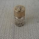 C. 1920 SILVER OVERLAY BOTTLE W/MONOGRAM