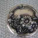 C. 1920 PAIR CRYSTAL GLASS JARS W/TOPS