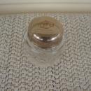 C. 1920 CRYSTAL GLASS JAR W STERLING TOP