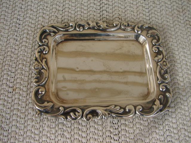 C. 1920 STERLING SILVER TRAY 4 1/2