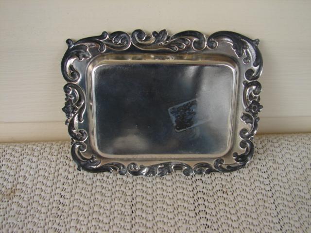 C. 1920 STERLING SILVER TRAY 4 1/2