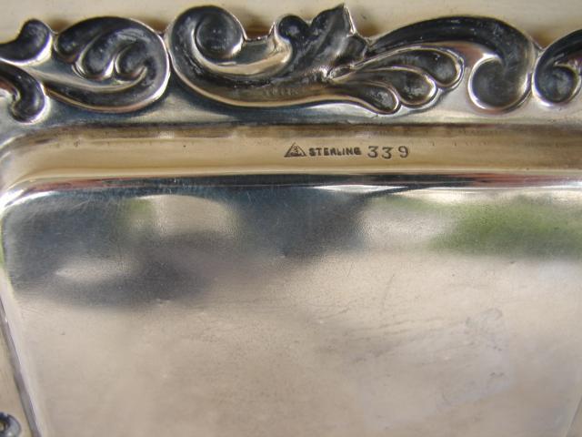 C. 1920 STERLING SILVER TRAY 4 1/2