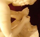 ITALIAN MARBLE FIGURE PICKING THORN IN FOOT