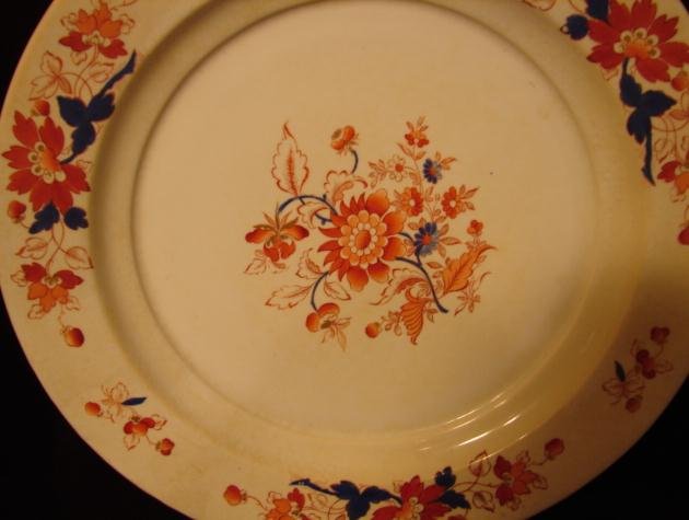 C.1850 ENGLISH IRONSTONE TUREEN WITH UNDERPLATE