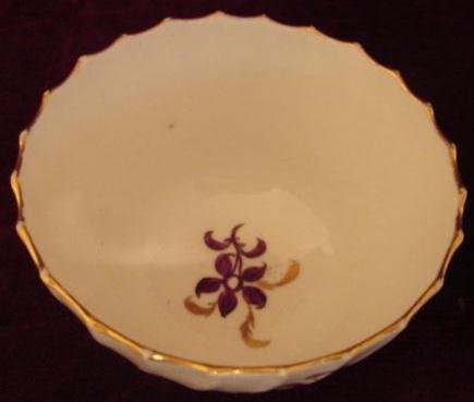 C.1785-1790 FLIGHT WORCESTER TEA BOWL/SAUCER
