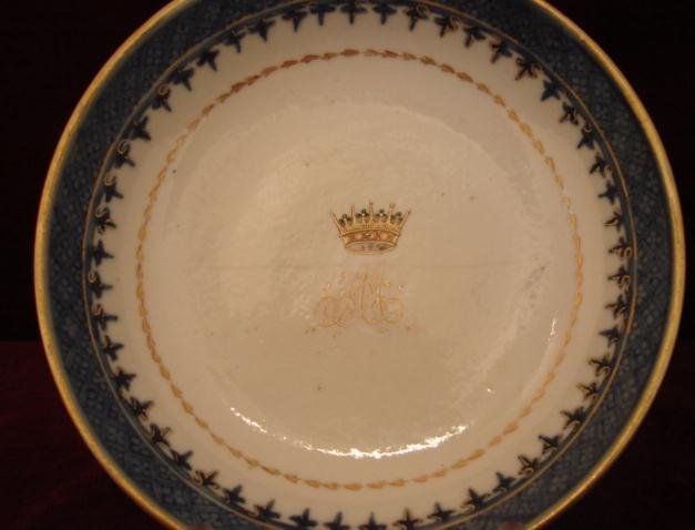 C. 1770 CHINESE EXPORT ARMORIAL SAUCER