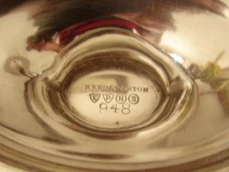 C. 1900 SILVER PLATE1900 BASKET WITH HANDLE