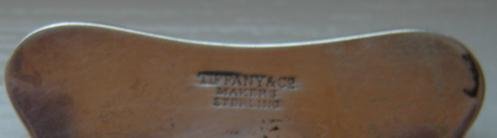 TIFFANY & CO. STERLING SILVER SHELL OPEN SALT