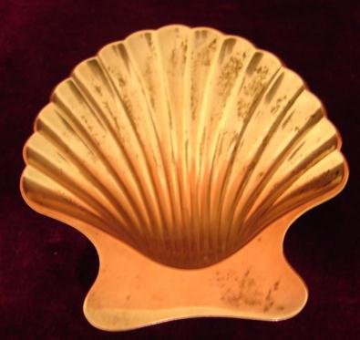 TIFFANY & CO. STERLING SILVER SHELL OPEN SALT