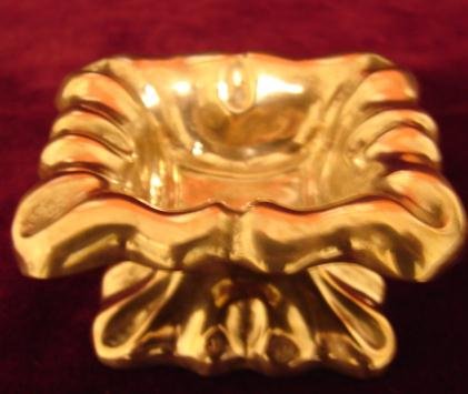 C. 1865 SCARCE AUSTRIAN SOLID SILVER OPEN SALT