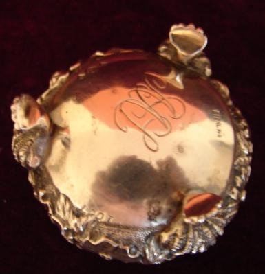 SC. REPOUSSE ROSE SET OF (4) SALTS WITH