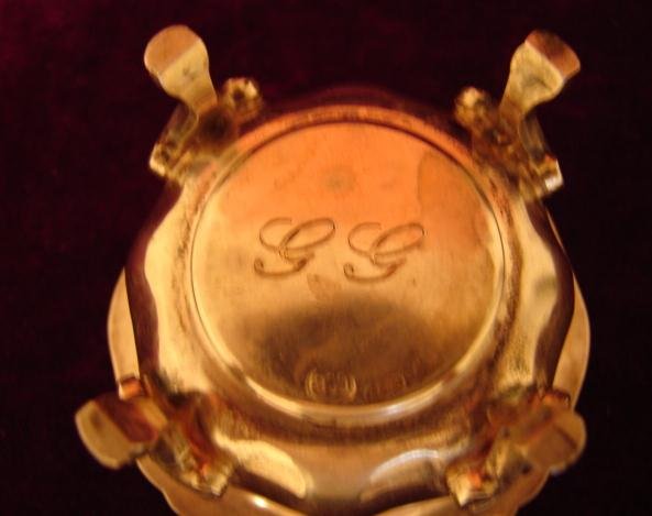 ITALIAN BRESCIA ITALY SILVER OPEN SALT