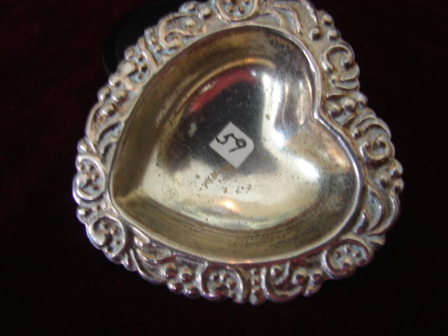 STERLING OPEN SALT BY H.M. BROWN, CO.